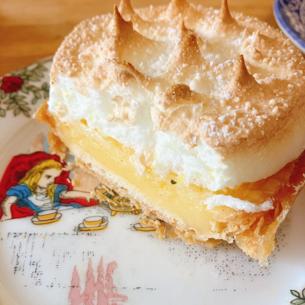 レモンメレンゲパイ断面